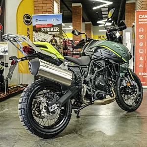 Мотоцикл Benelli TRK 702X (зеленый/черный) 2026г.