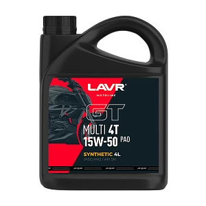 Моторное масло GT Multi 4T 15W50 LAVR MOTOLINE, 4 л